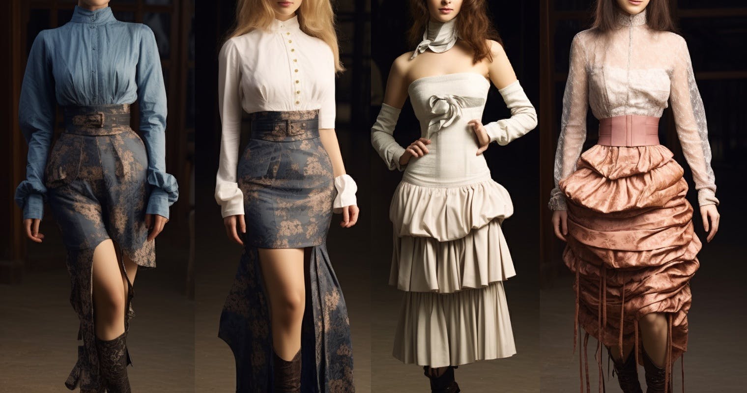 Hobble Skirts fashion trend from the early 1900s - reimagined