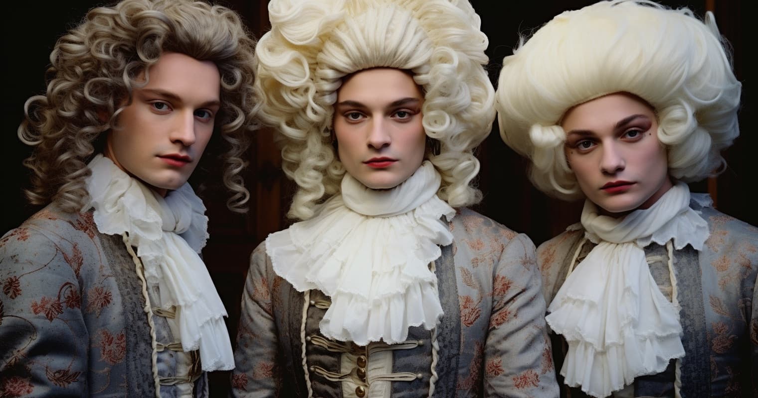 Powdered wigs